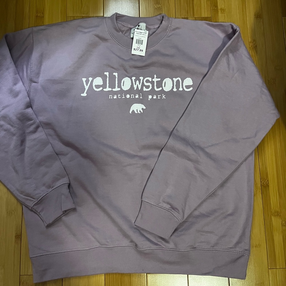 Light purple Yellowstone sweatshirt